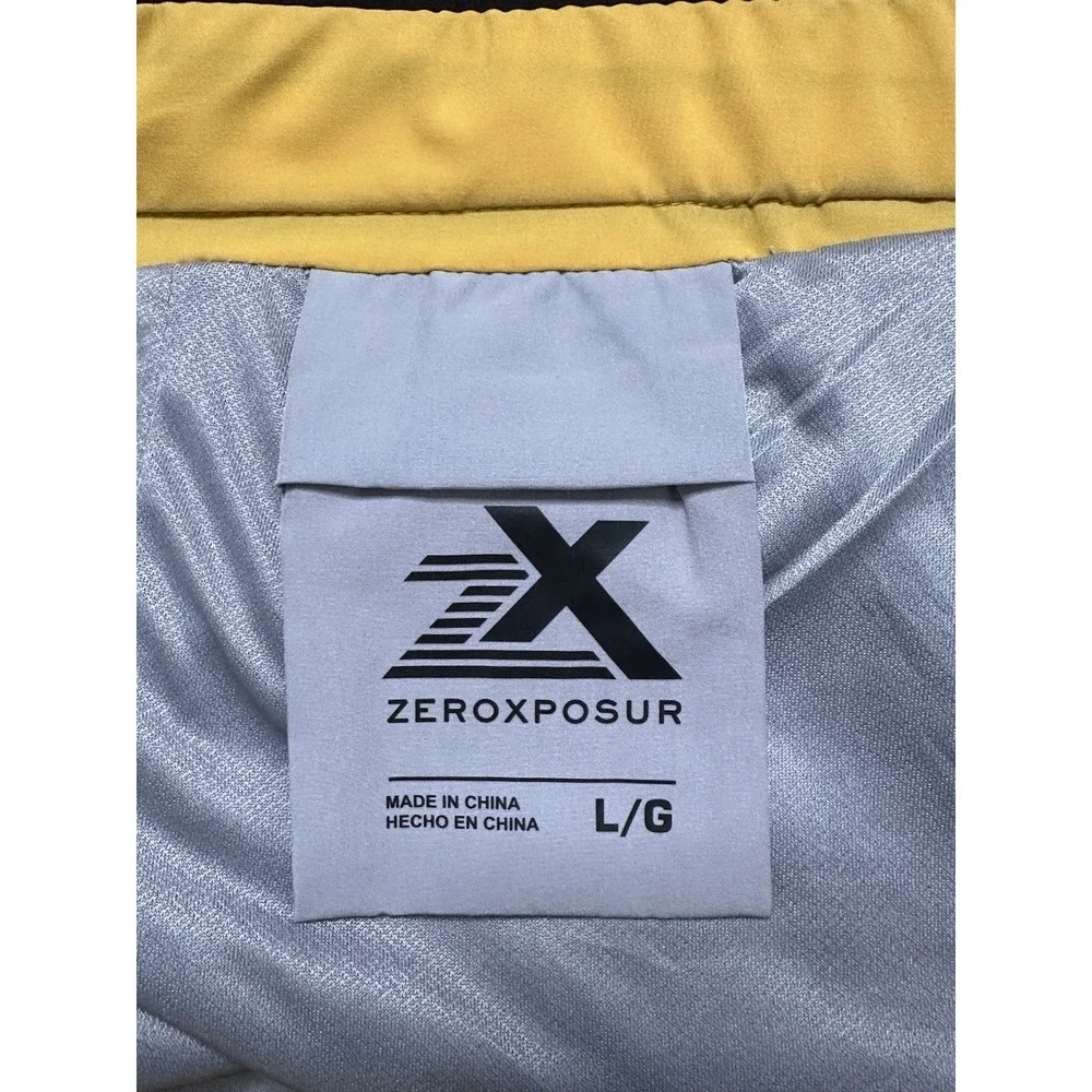 Zeroexposure Shorts Trunks Men's L Blue Tropical Lined Pocket Board Beach